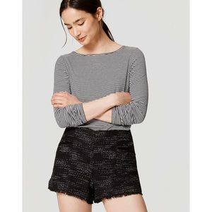Loft Midnight Tweed Shorts-Sz 4
